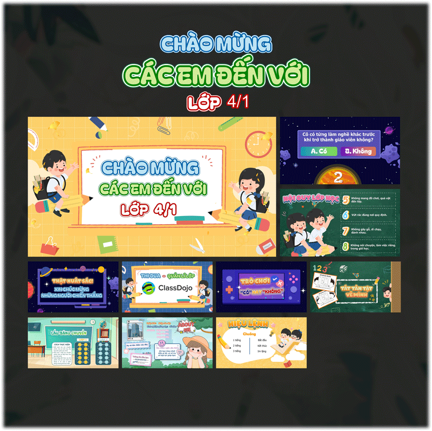 Powerpoint gặp mặt học sinh đầu năm